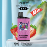 Discover the Refreshing Flavor of the Strawberry Raspberry IGET Bar: The Perfect Vaping Experience