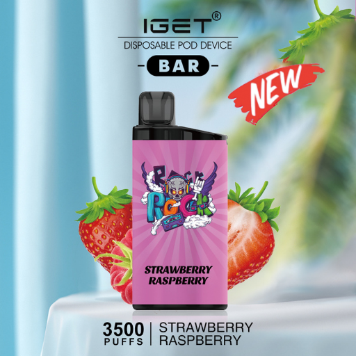 Strawberry Raspberry IGET Bar